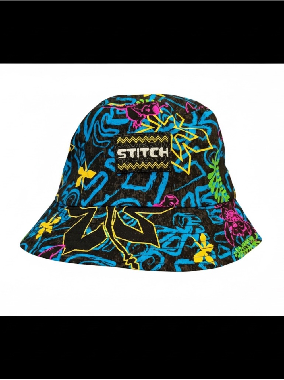 Disney retro neon 90s collection bucket hat